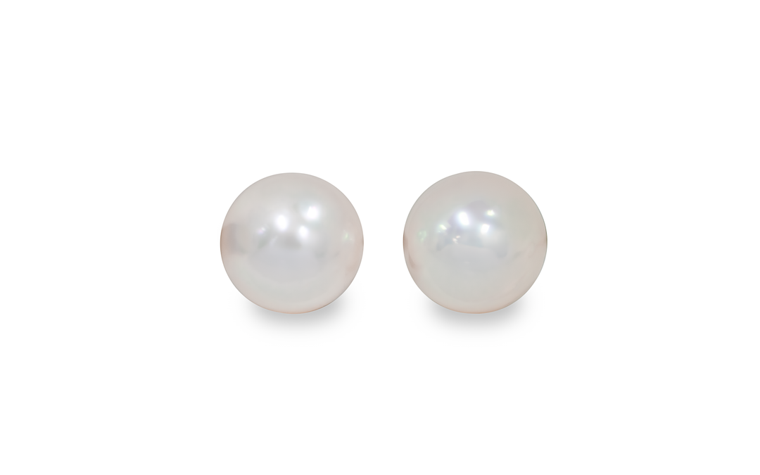 White South Sea Pearl Pair 14.0mm