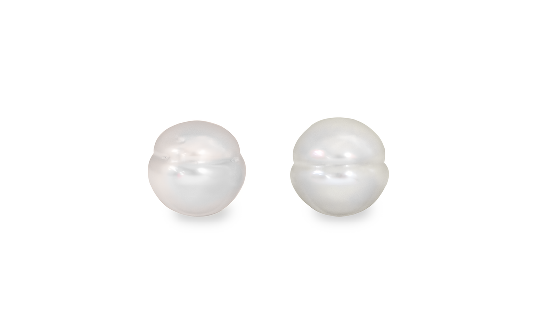 White South Sea Pearl Pair 11.8mm