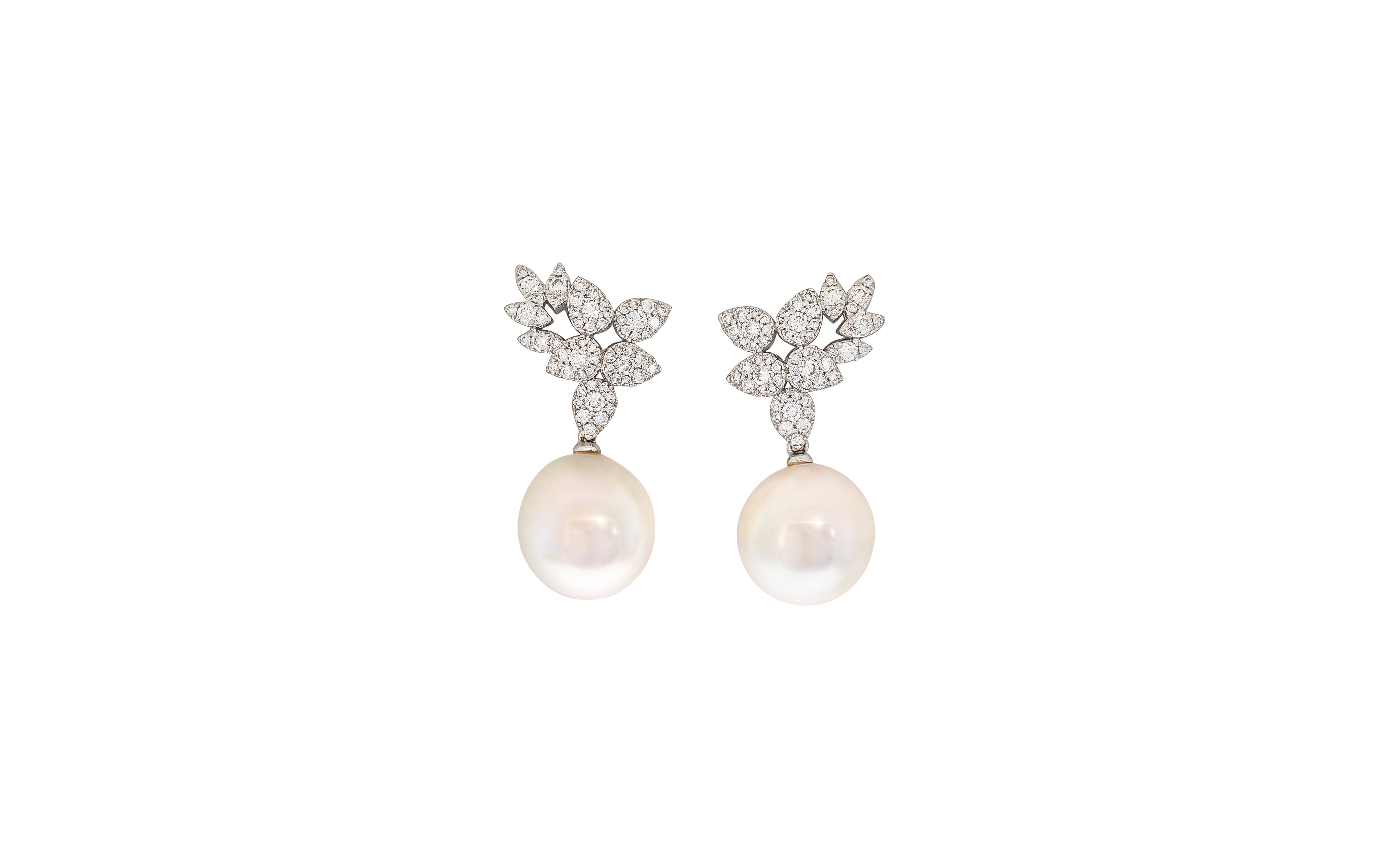 Pureshore Sundown Earrings - Sterling Silver with White Diamonds main image 1
