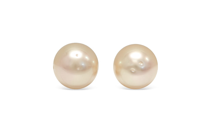 Golden South Sea Pearl Pair 12.6mm