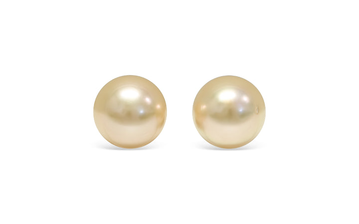 Golden South Sea Pearl Pair 12.1mm