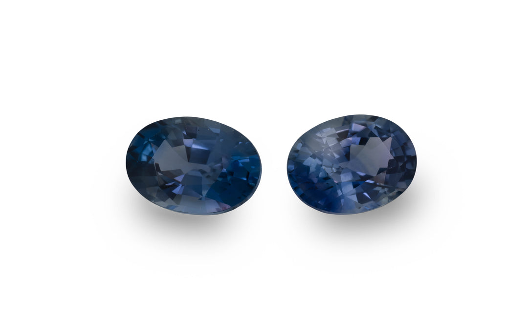 Blue Ceylon Sapphire Pair 1.90ct