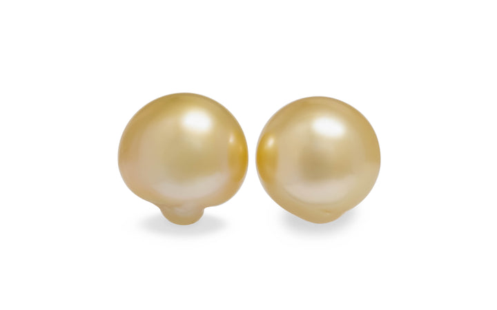 Golden South Sea Pearl Pair 11.7mm