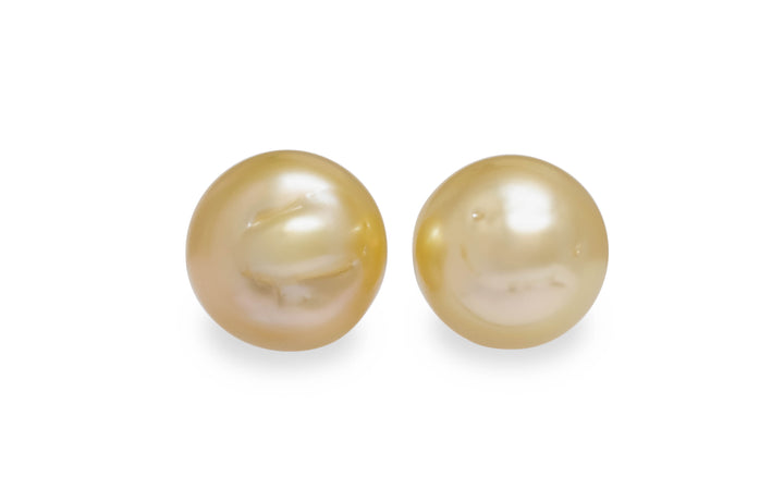Golden South Sea Pearl Pair 11.7mm