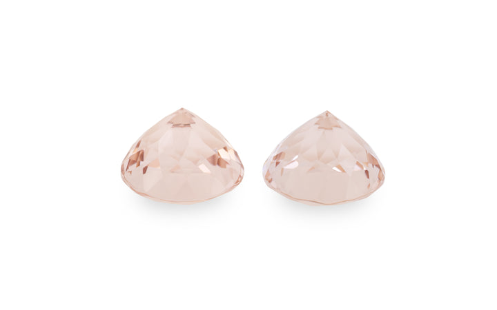 Peach Morganite Pair 10.56ct