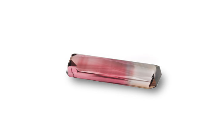 Bi-colour Pink and Smoky Brown Tourmaline 7.34ct