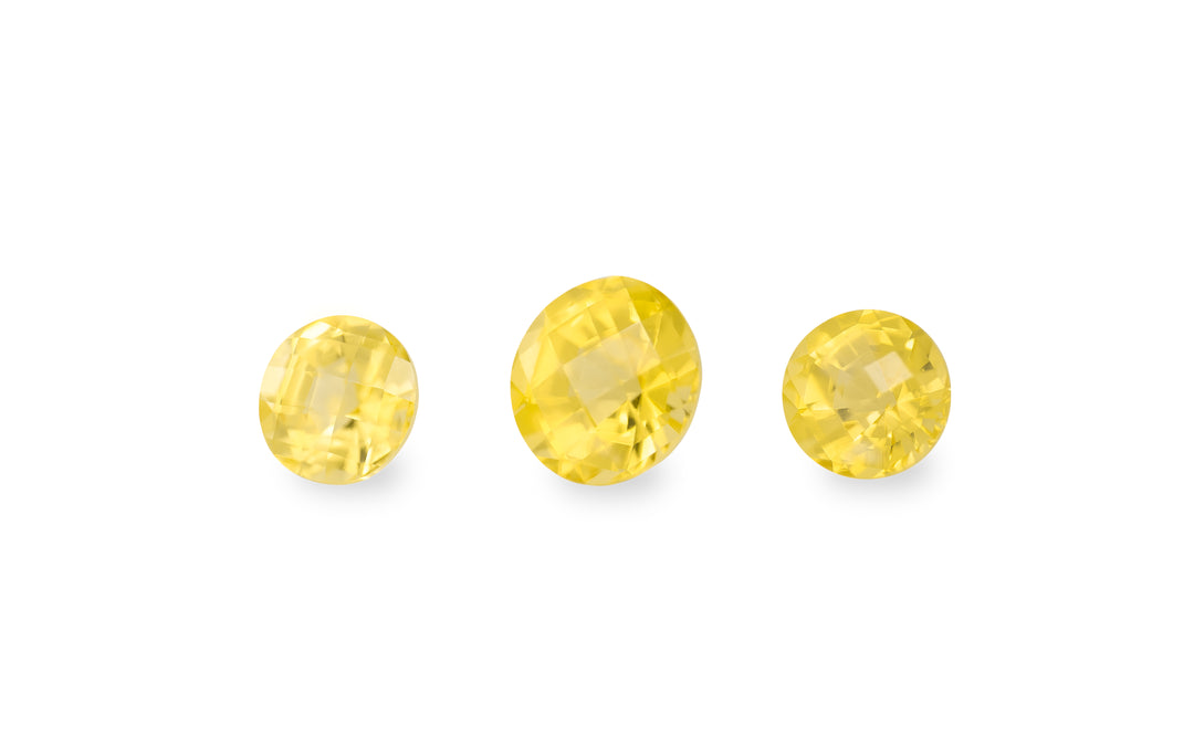 Yellow Ceylon Sapphire Set 2.52ct
