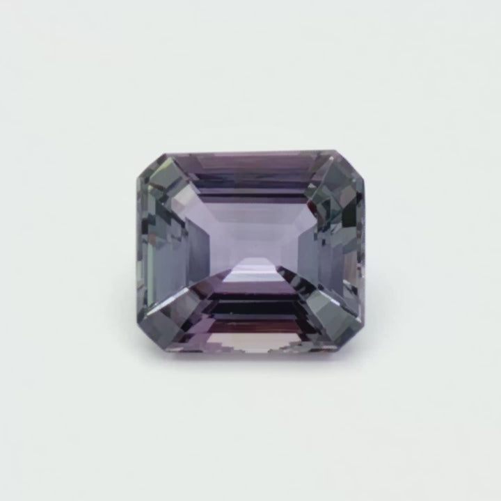 Bi-colour purple/blue and green Tanzanite 3.13ct