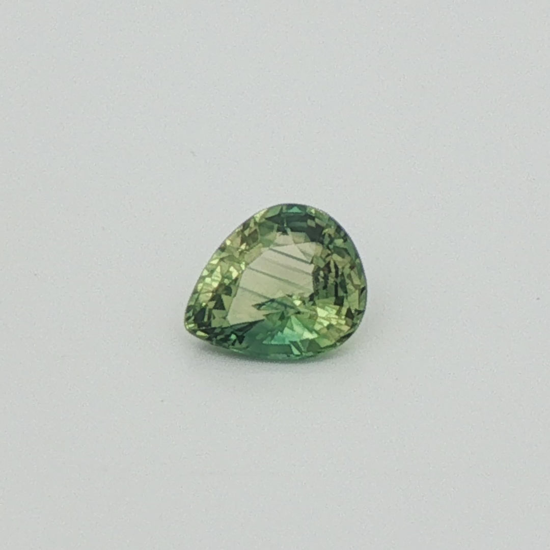 Green/Teal Australian Parti Sapphire 1.43ct