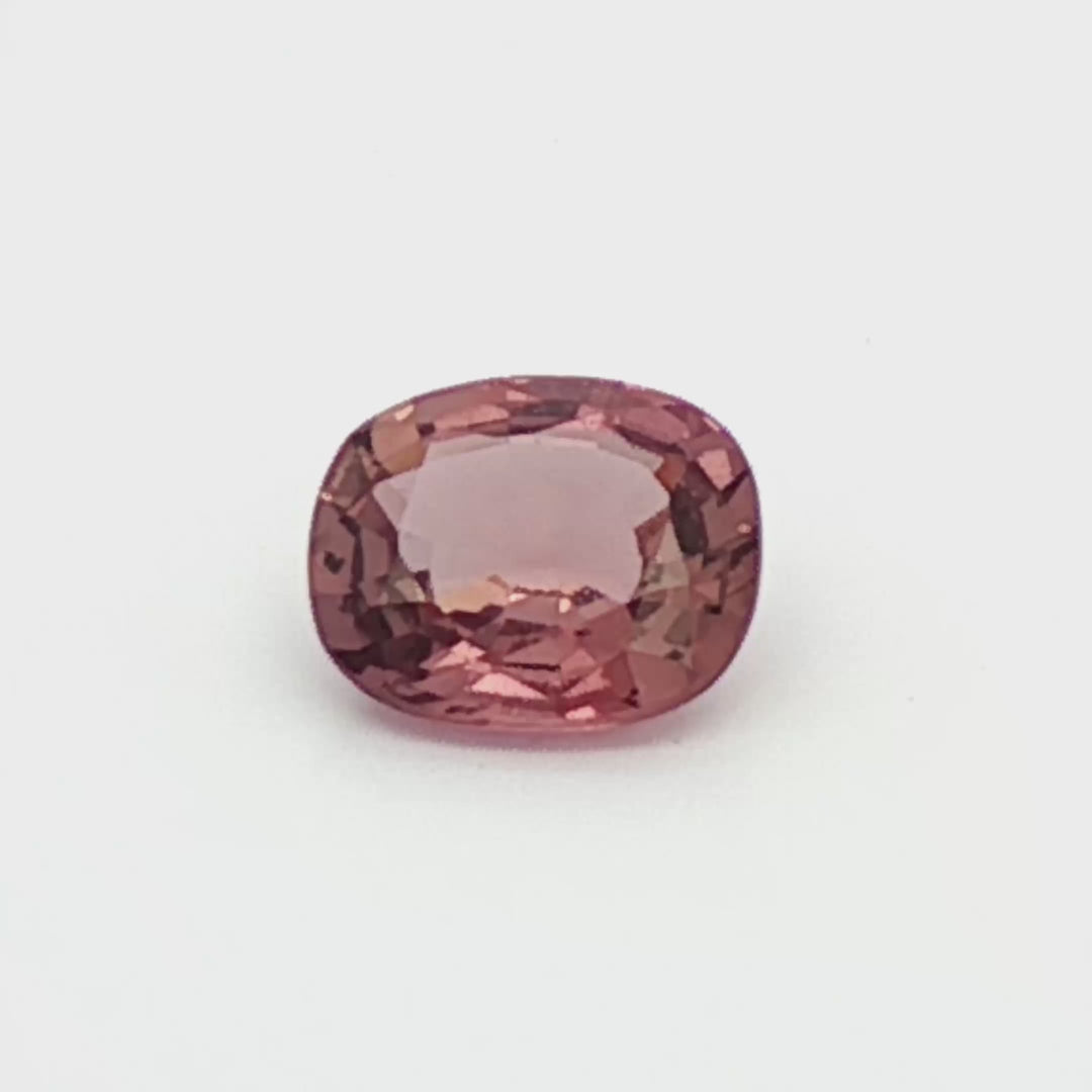 Pink/tan Sapphire 1.04ct