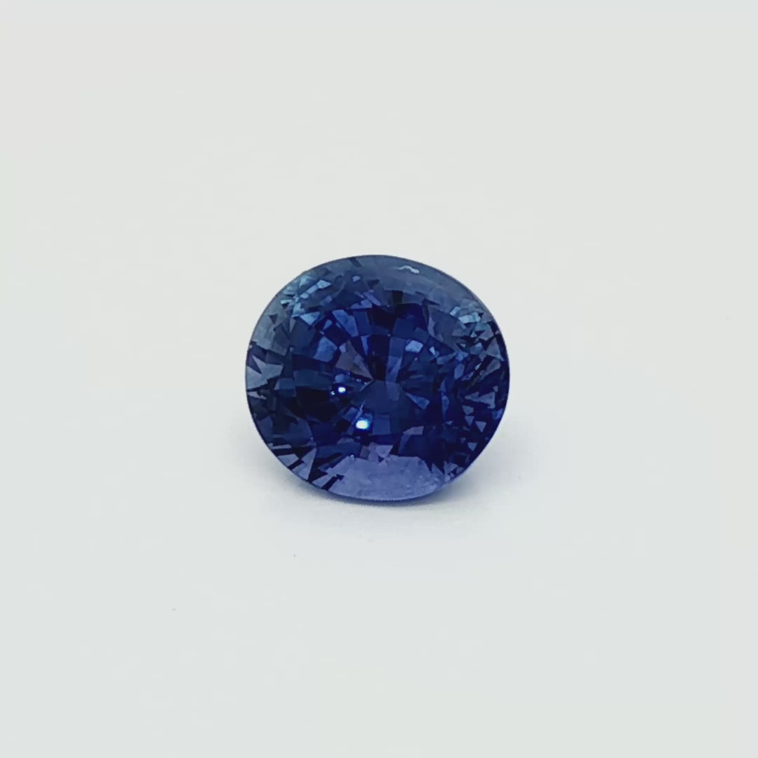 Purple/Blue Ceylon Sapphire 3.78ct