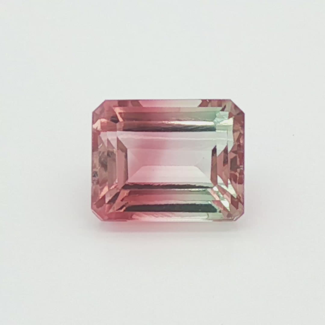 Bi-Colour Pink Tourmaline 3.38ct