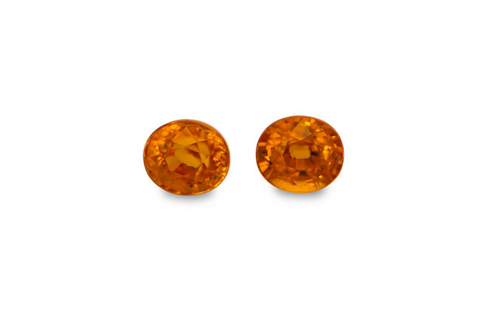 Mandarine Garnet Pair 3.09ct