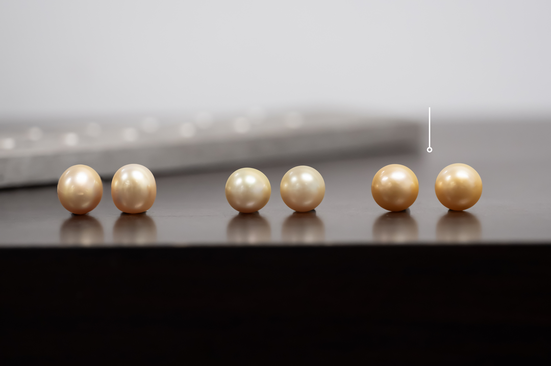 Golden South Sea Pearl Pair 11.5mm