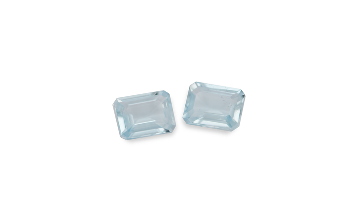 Pale Blue Aquamarine Pair 2.30ct