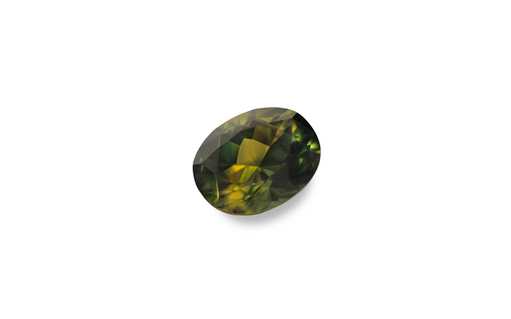 Green Australian Parti Sapphire 3.78ct