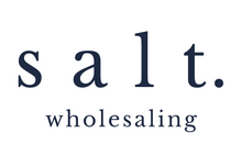 Salt Wholesaling, Brisbane, Australia wholesale gemstones and pearls blue logo is displayed on a white background.