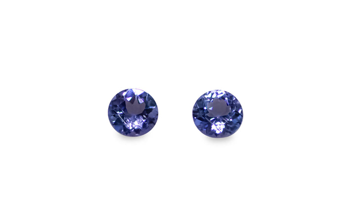 Purple/Blue Tanzanite Pair 1.78ct
