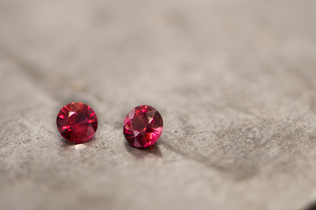 Ruby Pair 0.65ct