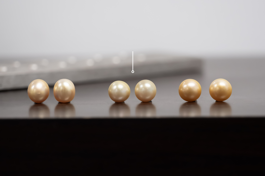 Golden South Sea Pearl Pair 11.3mm