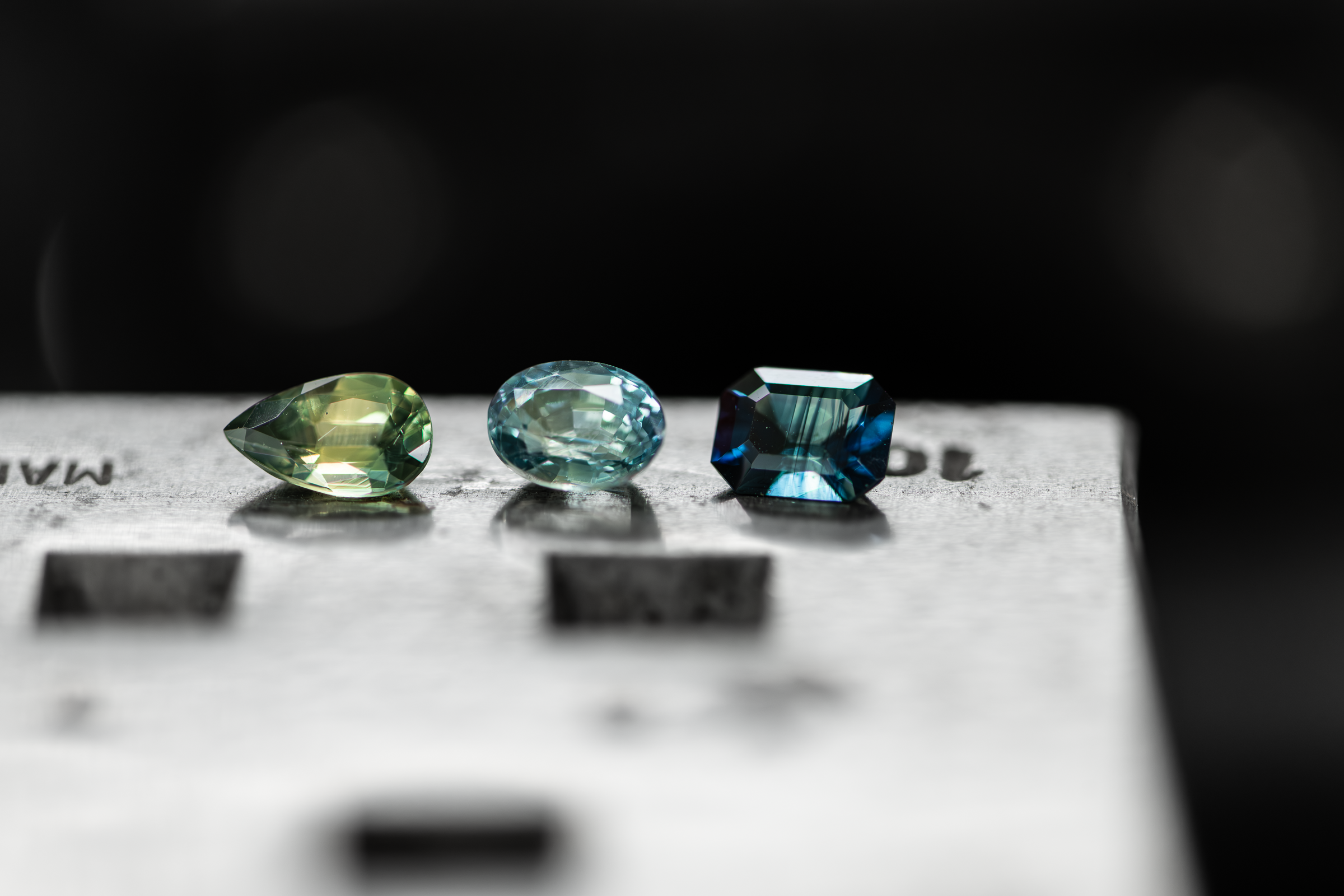 Blue, parti and teal Australian Sapphires by Salt Wholesaling
